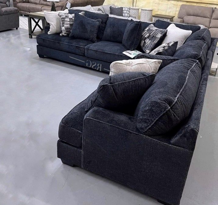 Take Home Pay Later Only $39 Down Payment 🌟 Lavernett L Shaped Modular Sectional Couch Set