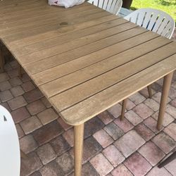 Picnic Table 6 Chairs 