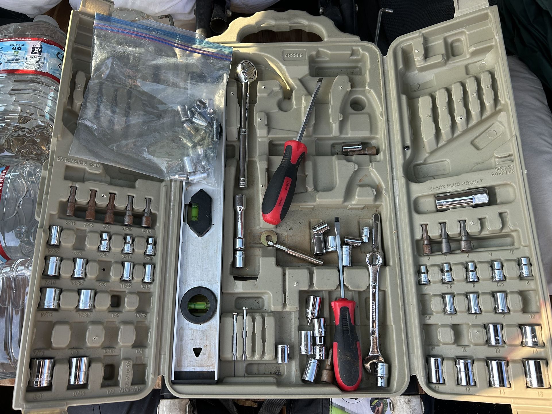 Random Tool Box Assortment In Hard Case