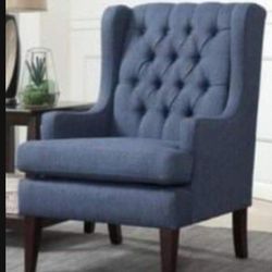 Blue Accent Chair Blue Wingback Chair Brand New In The Box Each One 130$