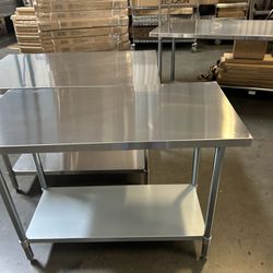 Stainless Steel Prep Tables Work Tables NORDSTEEL brand NSF