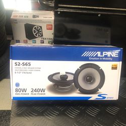 ALPINE  S65  6.5” S Series  Speakers On Sale