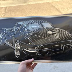 Corvette Tin wall sign