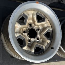 1987 Chevy S-10 Pickup Stock, Wheels And Beauty Rings