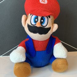 Super Mario Party 5 - Mario and Plush stuffed Hudson Soft 2003 Japan Rare