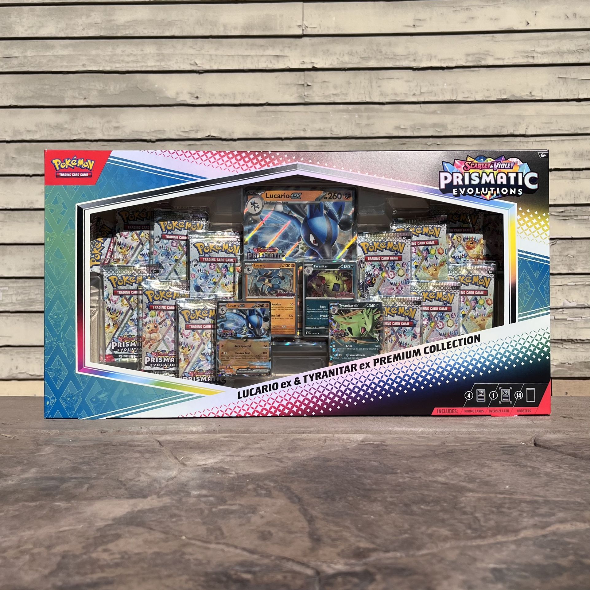 Pokemon TCG Lucario Ex Tyranitar Ex Prismatic Evolution Collection