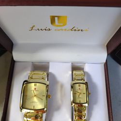 Gold Watch Set