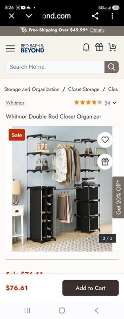 Reduced Price Closet Organizer