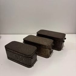 Rare antique box (set of 3)