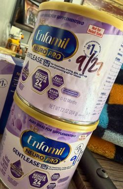 3 cans enfamil