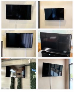 OFFICE LIQUIDATION: Multiple Samsung flat-screen TVs available.