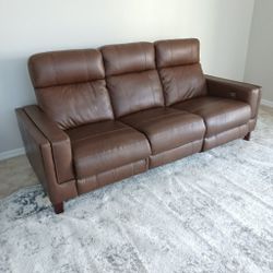 Dual Power Reclining Sofa Only 6 Months Old.  Retails New For $1700
