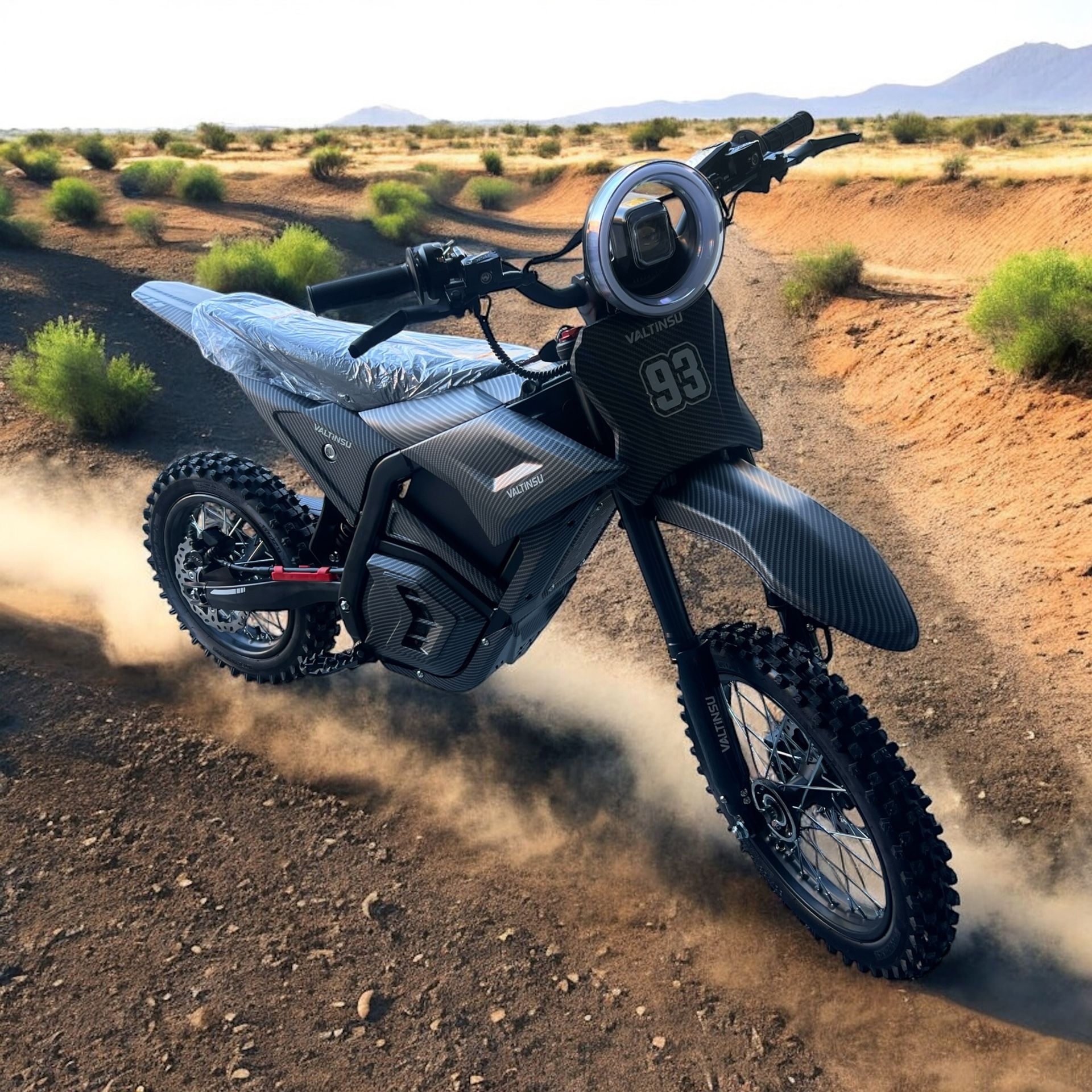 Em-5 Electric Dirt Bike 40mph , Tuttio Replica Brand New 40 Miles Range