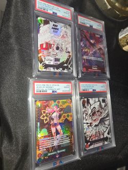 One piece graded cards for sale/trade