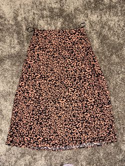 Leopard Print Women's Skirt Size Medium
