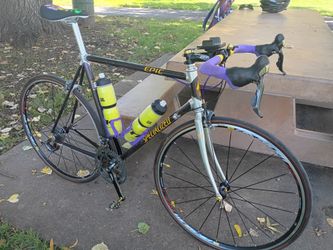 Retro rebuild, 58 cm specialized epic pro, carbon fiber bicycle, 2x10 drivetrain 58 cm, dialed and ready to enjoy