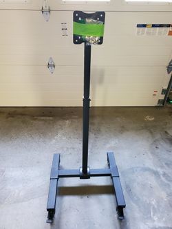 TV stand on wheels