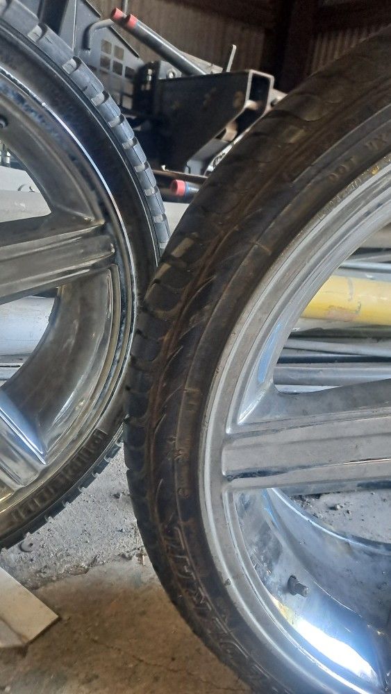3 Tires And Rim