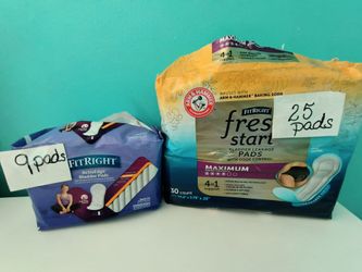 2 open pkgs. of Bladder Leakage Pads