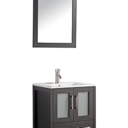 New Cabinet, Basin and Mirror