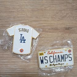 LA Dodgers collector pins