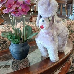 Vintage 1950s Stuffed POODLE!