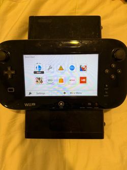 Nintendo Wii U Console with GamePad games and accessories