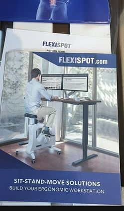FLEXISPOT Ergonomic Work Station Electric Lift Desk //BASE ONLY in White