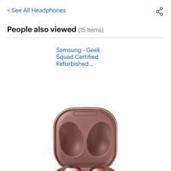 Samsung - Galaxy Buds Live True Wireless Earbud Headphones - Bronze