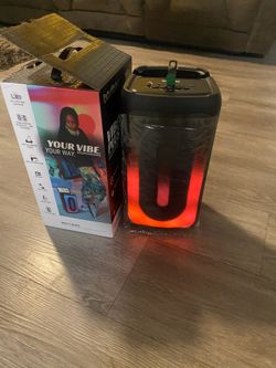 LED Bluetooth Party Speaker – Portable, Loud Sound, Light Effects