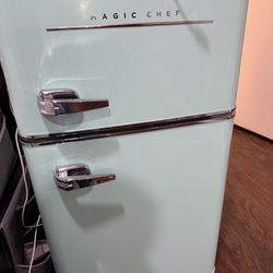 Blue Mini Fridge 