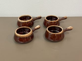 Vintage McCoy Pottery (Brown Drip Stoneware) USA -Read Description