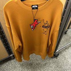 ICECREAM Live Long Crewneck Sweatshirt In Inca Gold