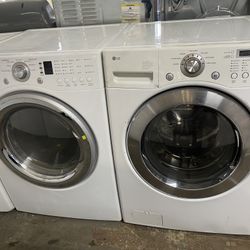 Lg Washer And Gad Dryer 