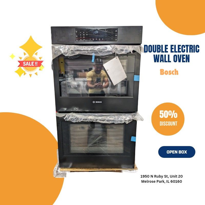 Bosch 30" Wide Electric Double Wall Oven 
Model: HBL8661UC/US