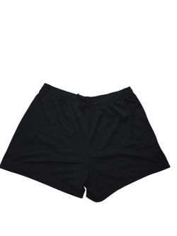 Made For Life black athletic high waist shorts with elastic waistband, L. EUC.