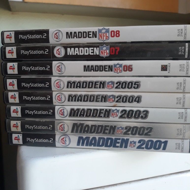 Ps2 Madden Football Collection 