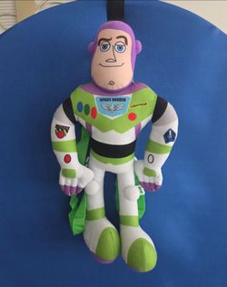 Disney Toy Story BUZZ Lightyear Plush Backpack 17" tall