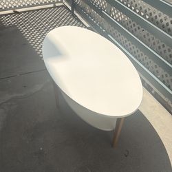 White coffee table
