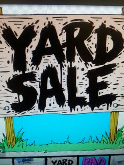 Yard sale