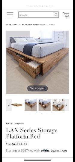 LAX Series Storage Platform Wood Bed
