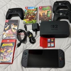Nintendo Switch 2 System 256GB Video Game Console Bundle 
