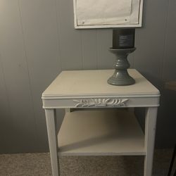 Custom Painted Antique Table 
