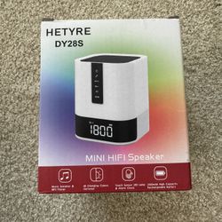 Night Lights Bluetooth Speaker, Alarm Clock Bluetooth Speaker Touch Sensor Bedside Lamp Dimmable Multi-Color Changing Bedside Lamp, MP3 Player, Wirele