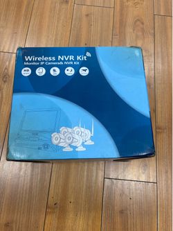 Monitor IP Camera& NVR Kit Wireless 4 Cameras