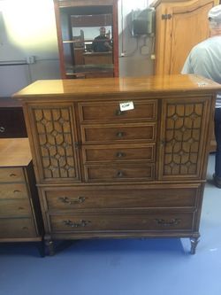 Vintage wood furniture