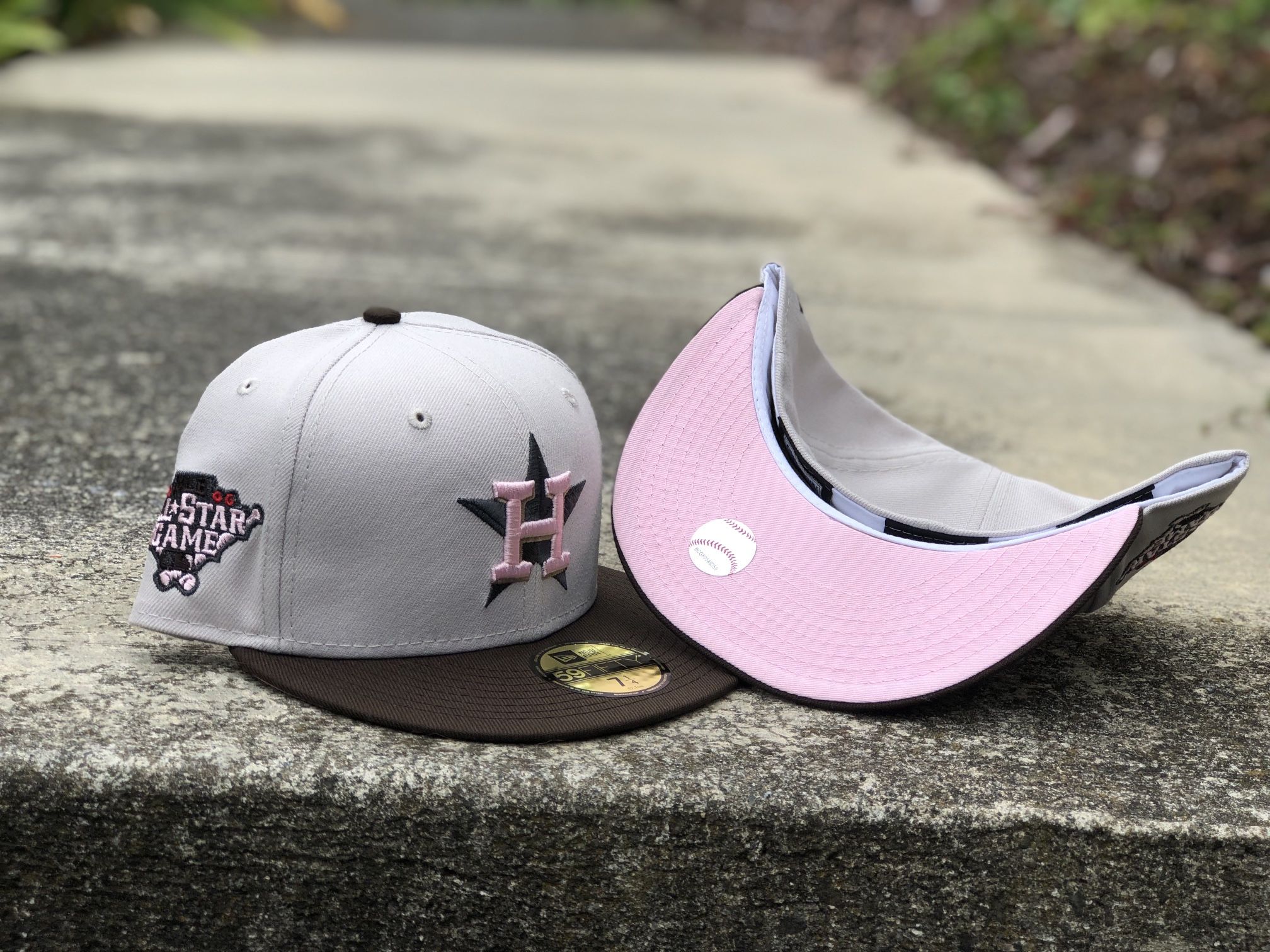Houston Astros Mocha Pink Brim Limited Fitted 7 1/8