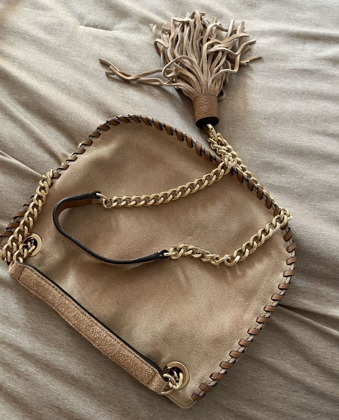Suede Fringe Authentic Michael Kors Bag