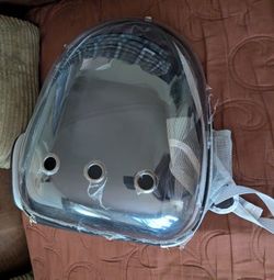 Cat & Small Dog Clear Back Pack Carrier