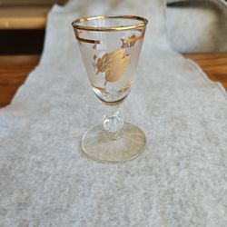 Libbey Golden Folliage Cordials